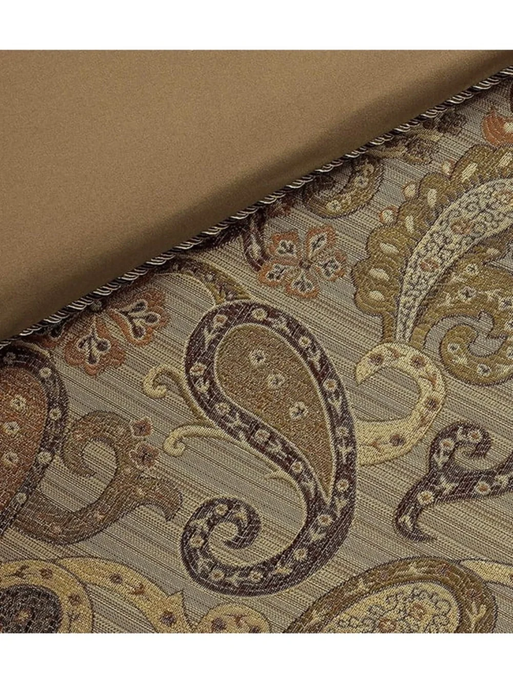 Brown Paisley Comforter Set - Home Bedding